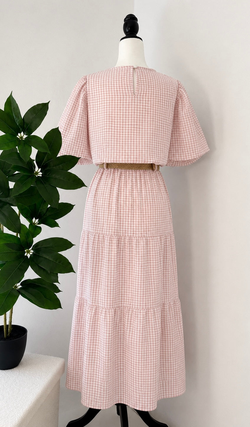 ✨Conjunto Vichy Rosa ✨