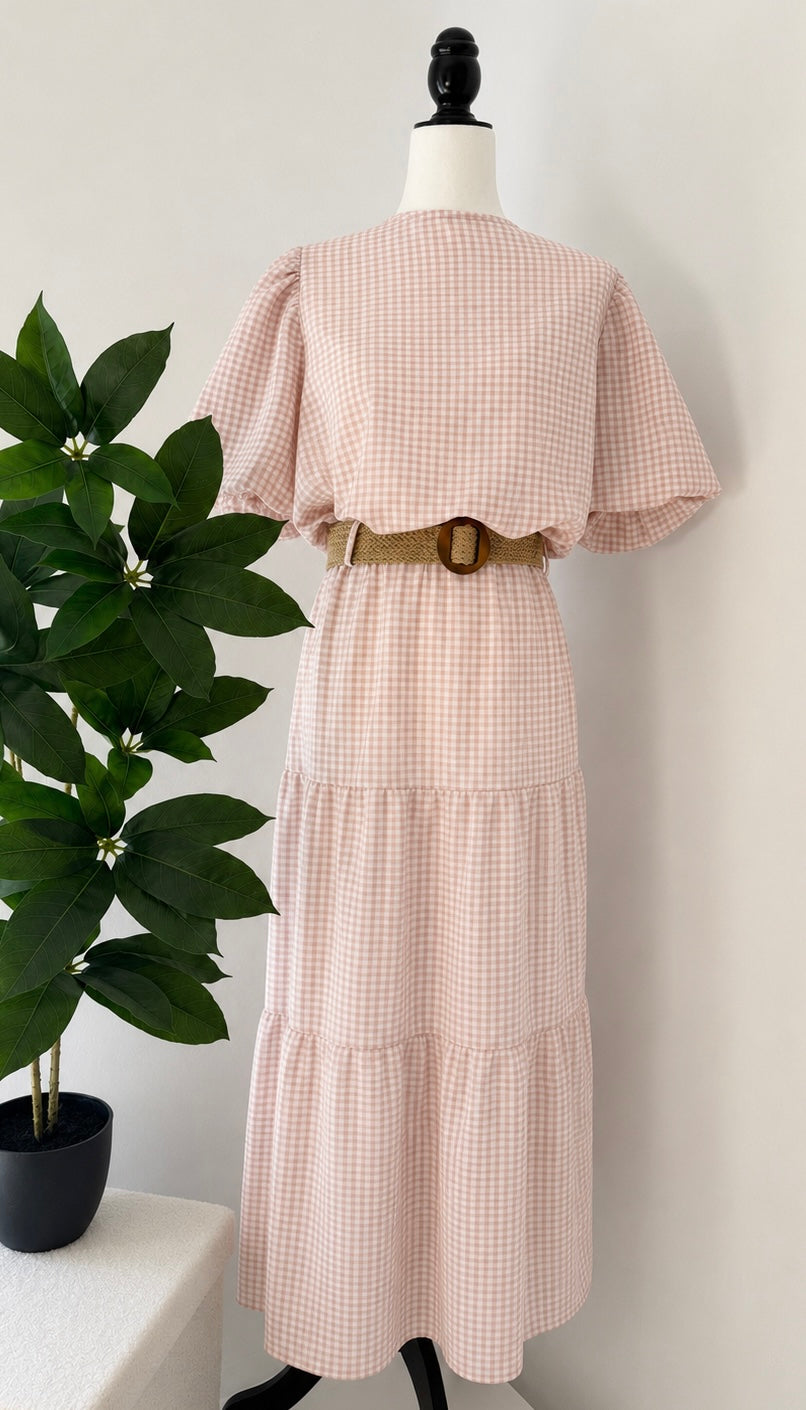 ✨Conjunto Vichy Rosa ✨
