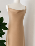 ✨ Vestido Satinado Champagne Elegance✨